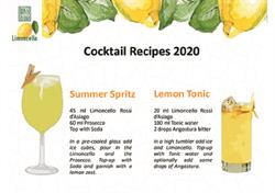 Drikke blandinger med Limoncello, Spritz og Lemon Tonic